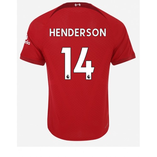 Fotbalové Dres Liverpool Jordan Henderson #14 Domácí 2022-23 Krátký Rukáv